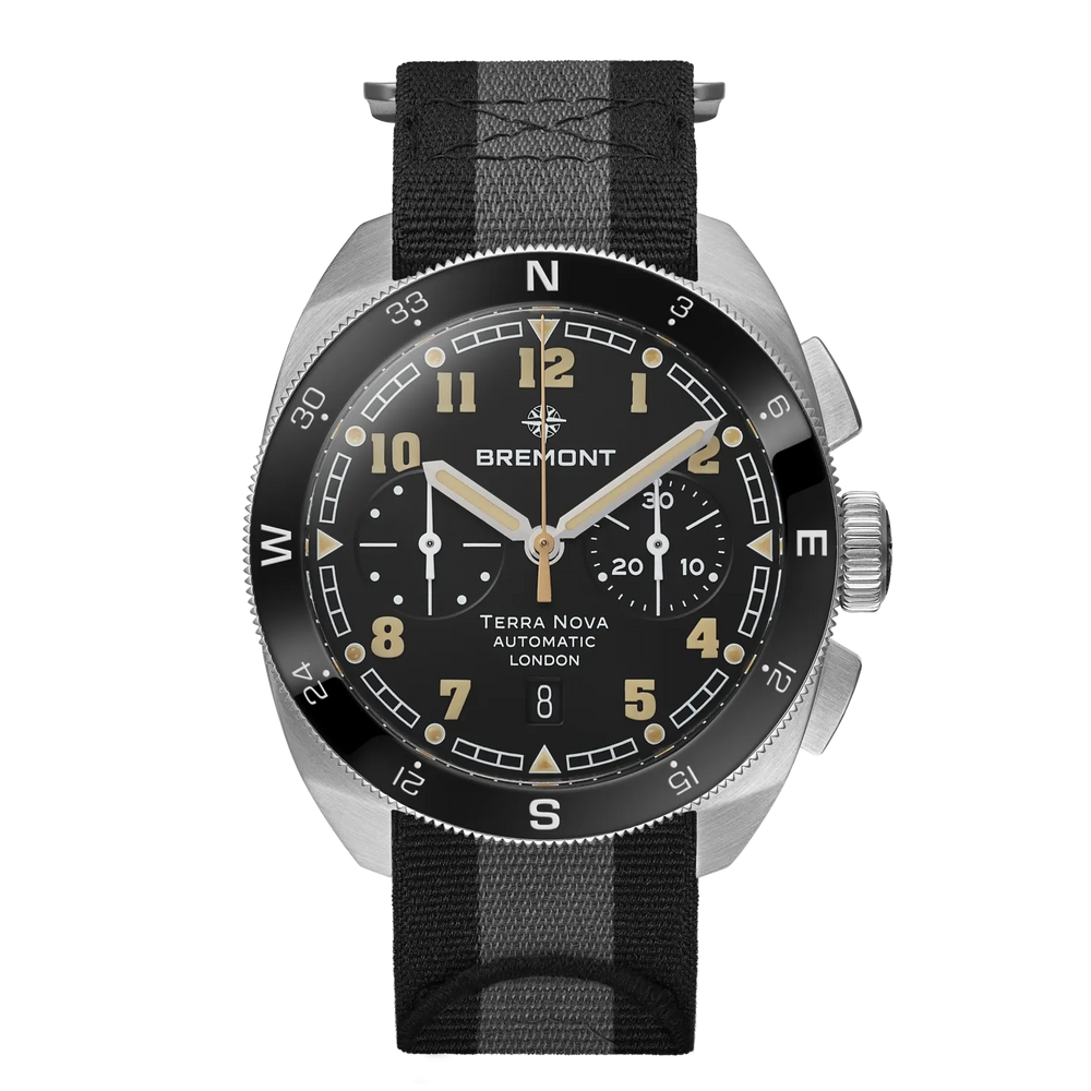 Bremont Watch Company Watches | Mens | Terra Nova Terra Nova 42.5 Chronograph [Black Dial, NATO]