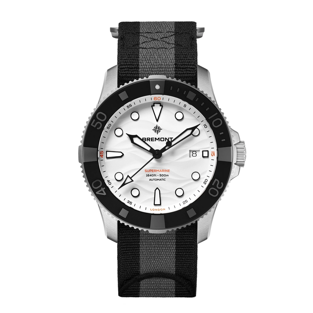 Bremont Watch Company Watches | Mens | Supermarine Supermarine 500m - White Dial, NATO Strap