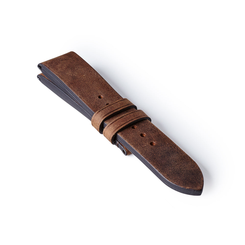 Bremont Chronometers Straps | Mens | Leather Vintage Leather Strap - Dark Brown