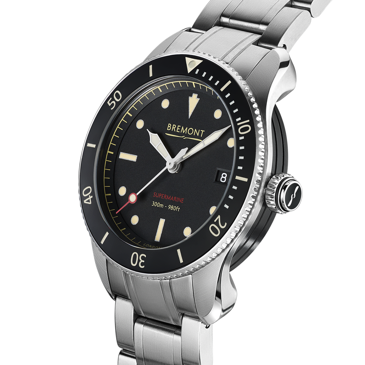 S301 Black Dial Bracelet Bremont Watch Company