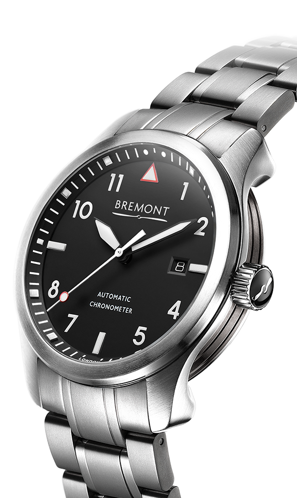 SOLO 43 Black Dial Bracelet Bremont Watch Company