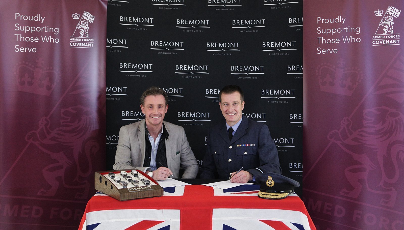 BREMONT IS THE FIRST WATCH COMPANY TO SIGN  THE ARMED FORCES COVENANT