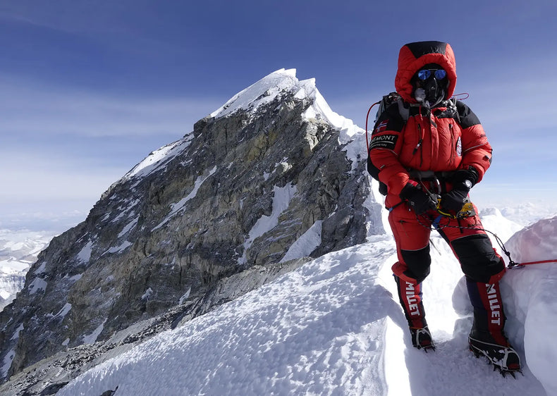 Kristin Harila sets a new world record for the fastest ascent of the 14 highest peaks on Earth