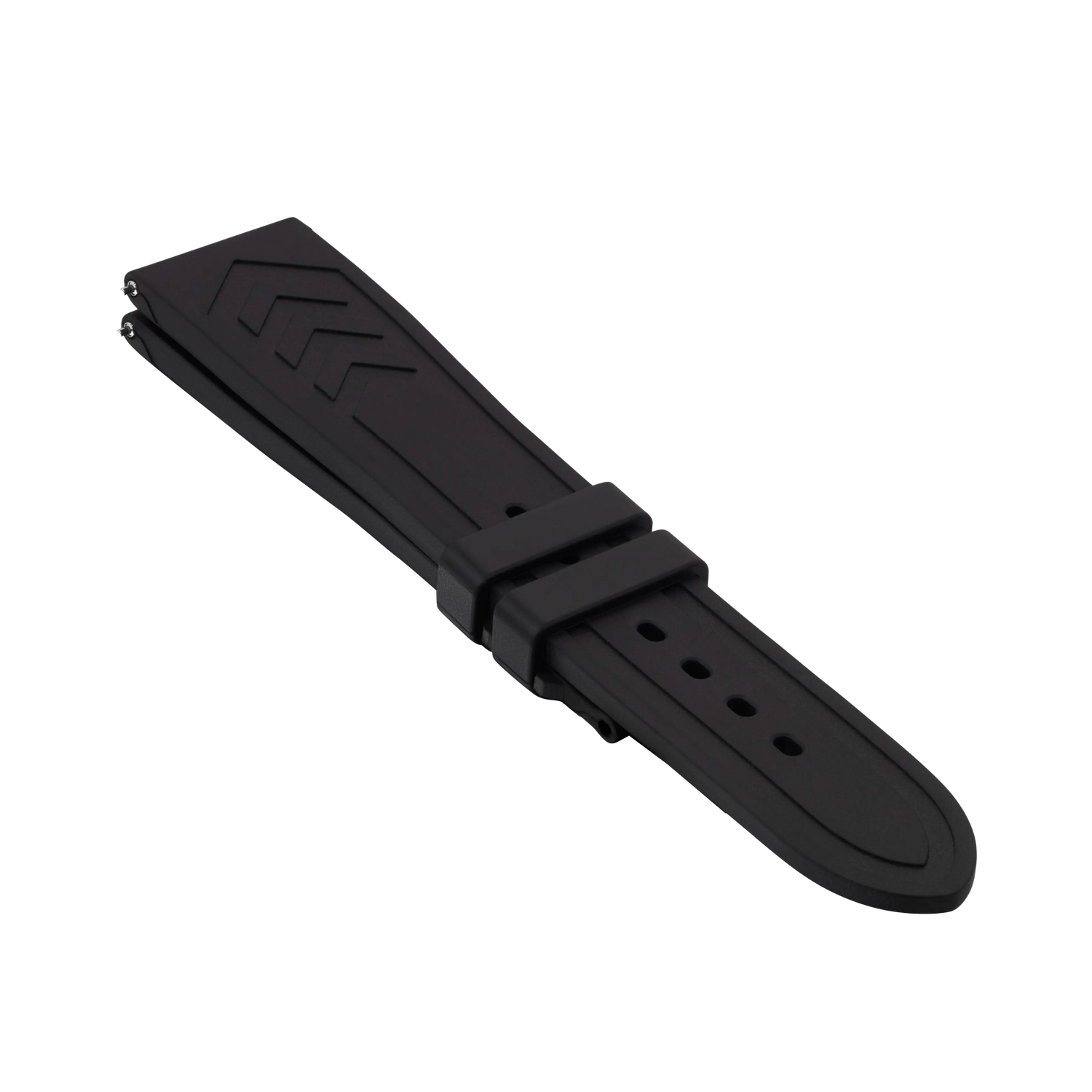 Bremont Watch Company Wayfinder | Accessories | Straps | NATO Black Rubber Strap, with Steel Buckle