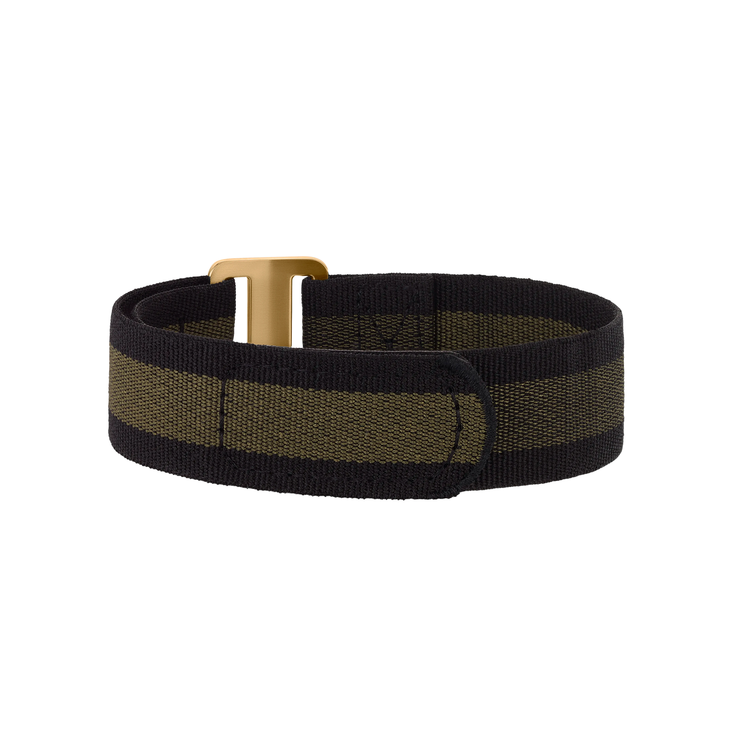 Bremont Watch Company Wayfinder | Accessories | Straps | NATO Black & Green NATO Strap, Bronze