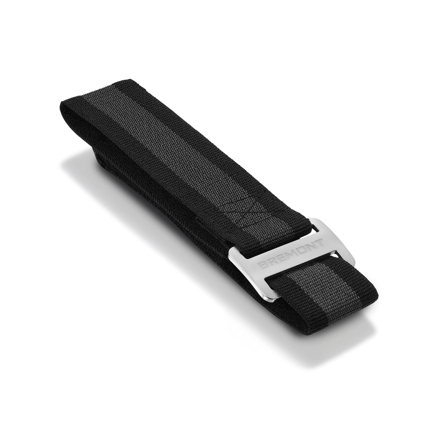 Bremont Watch Company Wayfinder | Accessories | Straps | NATO Black & Anthracite NATO Strap, Steel