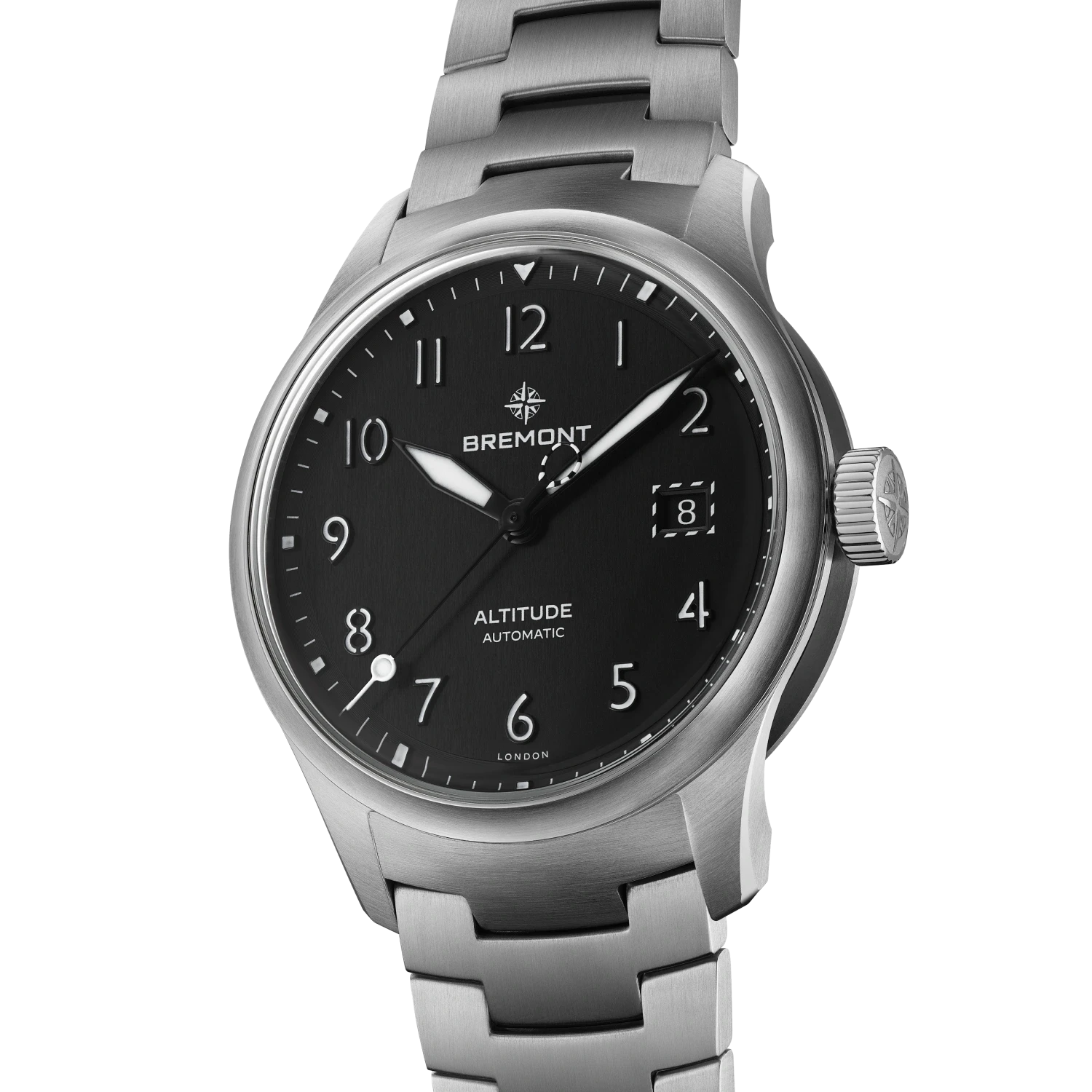 Bremont Watch Company Watches | Mens | Altitude Altitude 39 Date [Black, Bracelet]