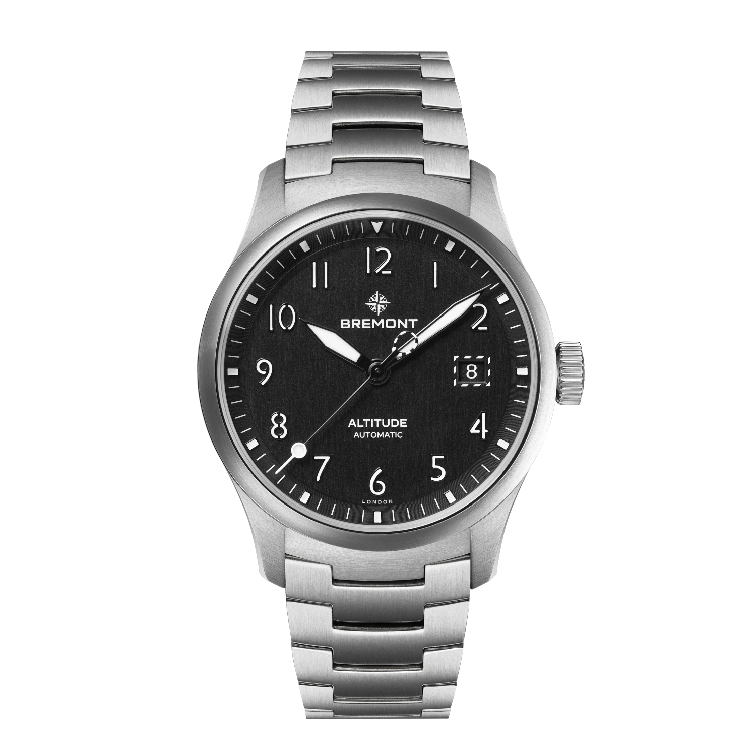 Bremont Watch Company Watches | Mens | Altitude Altitude 39 Date [Black, Bracelet]