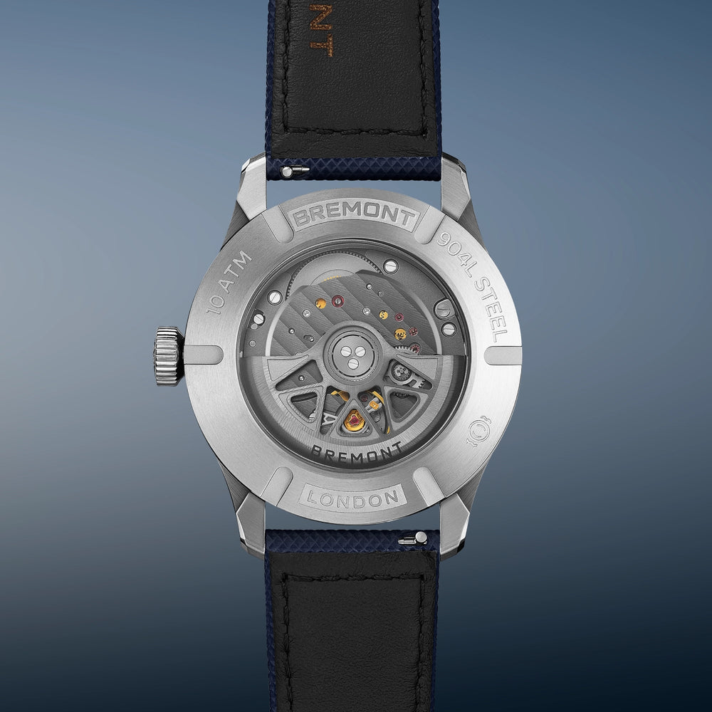 Bremont Watch Company Watches | Mens | Altitude Altitude 39mm Blue Dial Leather Strap
