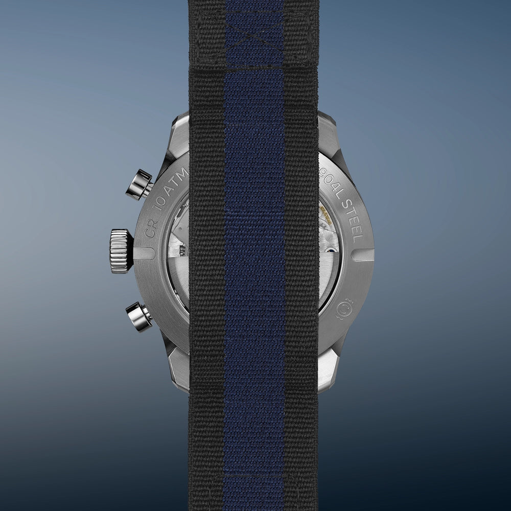 Bremont Watch Company Watches | Mens | Altitude Altitude 42mm Chronograph GMT Blue Dial Nato Strap