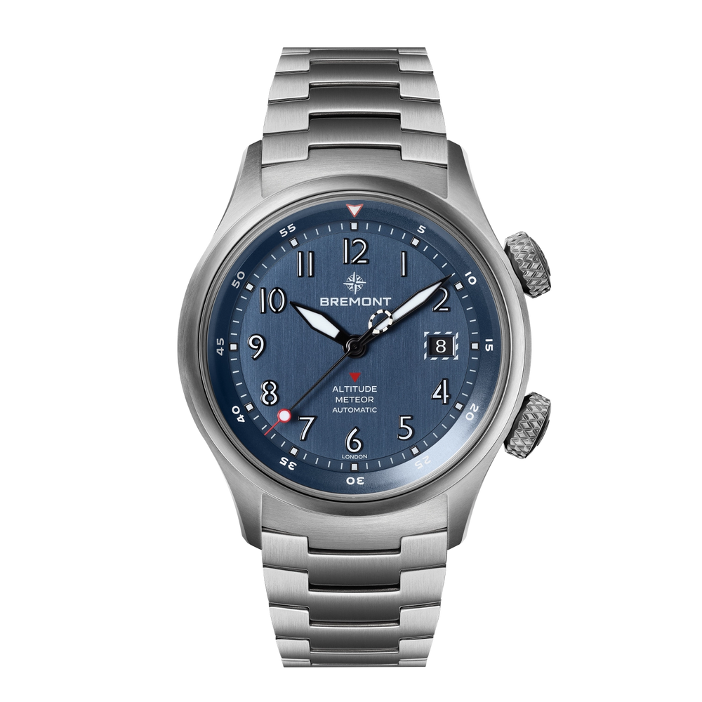 Bremont Watch Company Watches | Mens | Altitude Altitude MB Meteor Blue Dial Blue Barrel Bracelet
