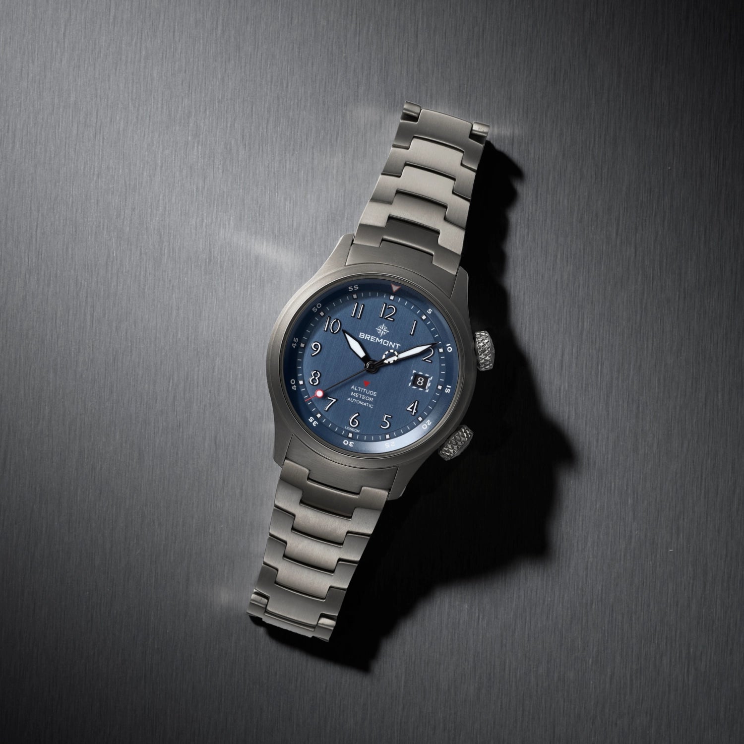 Bremont Watch Company Watches | Mens | Altitude Altitude MB Meteor Blue Dial Blue Barrel Bracelet