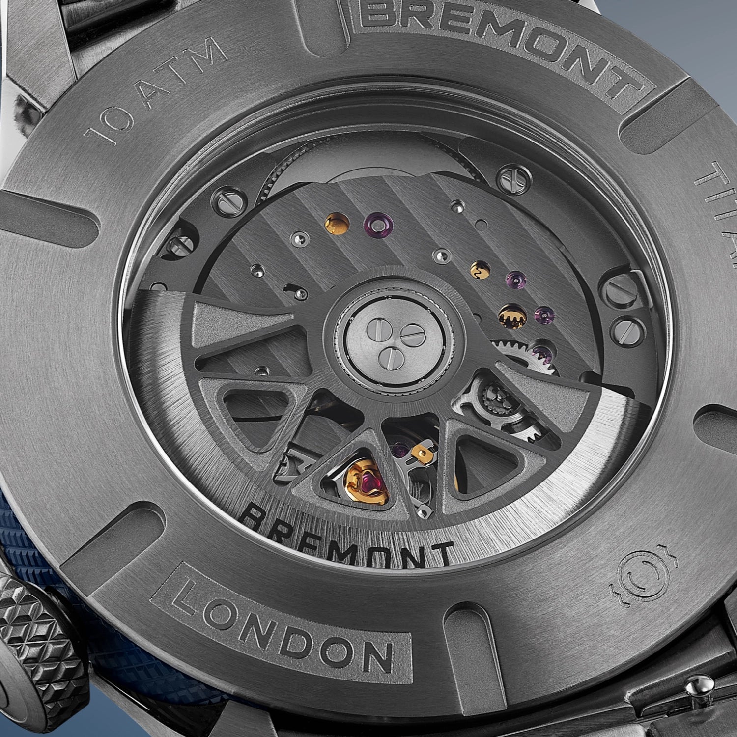 Bremont Watch Company Watches | Mens | Altitude Altitude MB Meteor Blue Dial Blue Barrel Bracelet