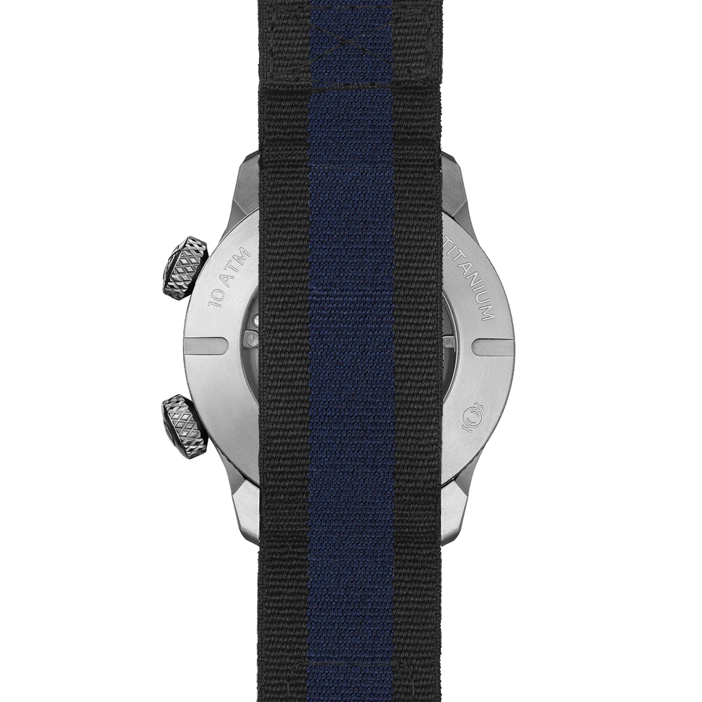 Bremont Watch Company Watches | Mens | Altitude Altitude MB Meteor Blue Dial Blue Barrel Nato Strap