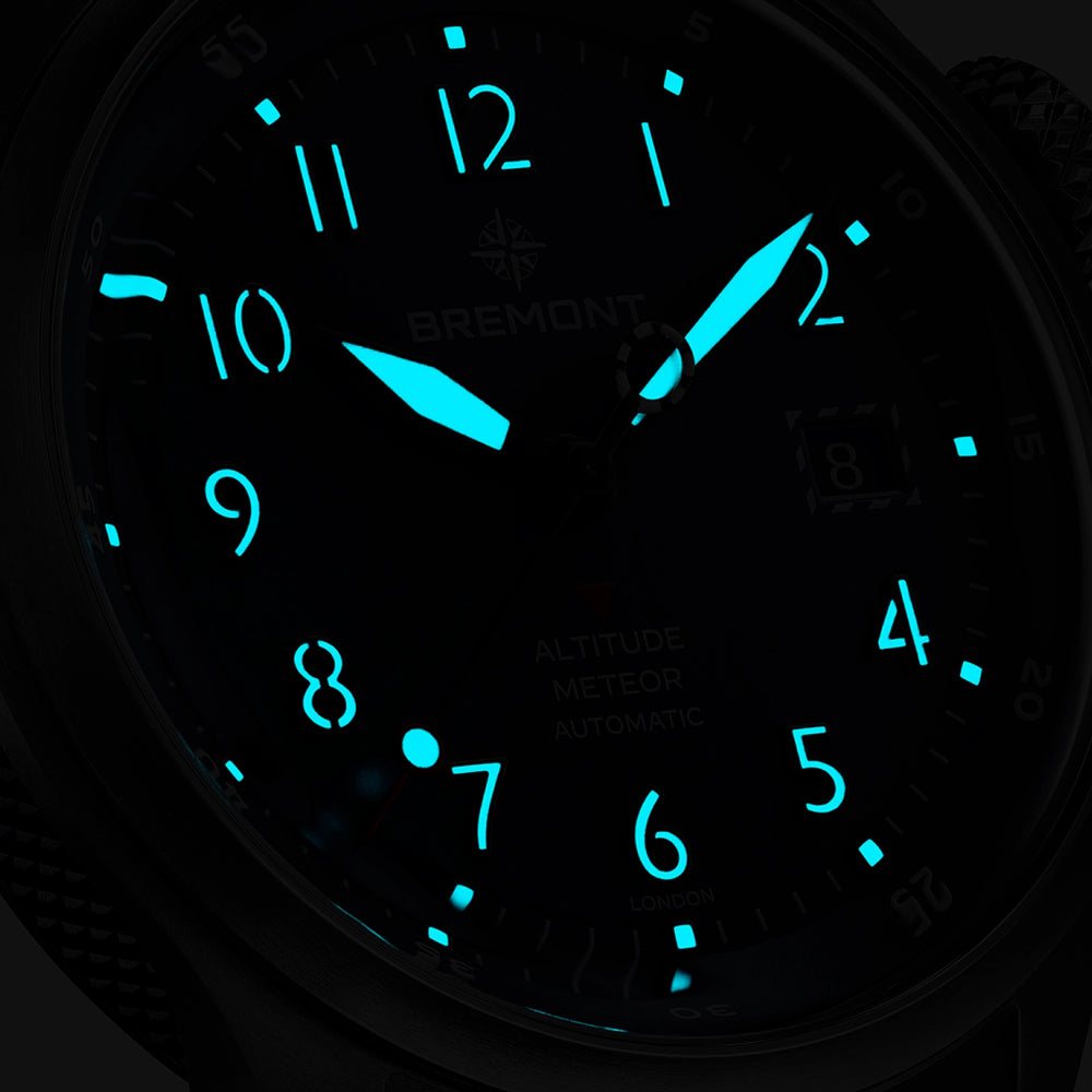 Bremont Watch Company Watches | Mens | Altitude Altitude MB Meteor Blue Dial Blue Barrel Nato Strap