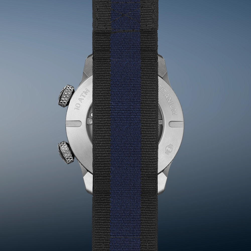 Bremont Watch Company Watches | Mens | Altitude Altitude MB Meteor Blue Dial Blue Barrel Nato Strap