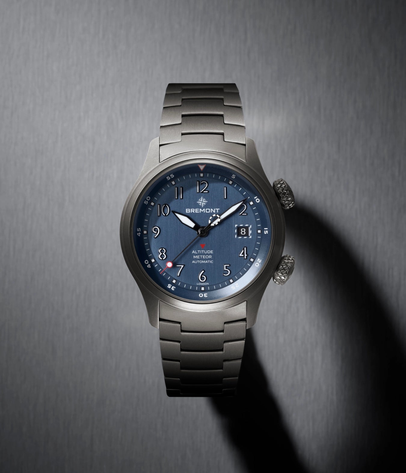 Bremont Watch Company Watches | Mens | Altitude Altitude MB Meteor Blue Dial Blue Barrel Bracelet