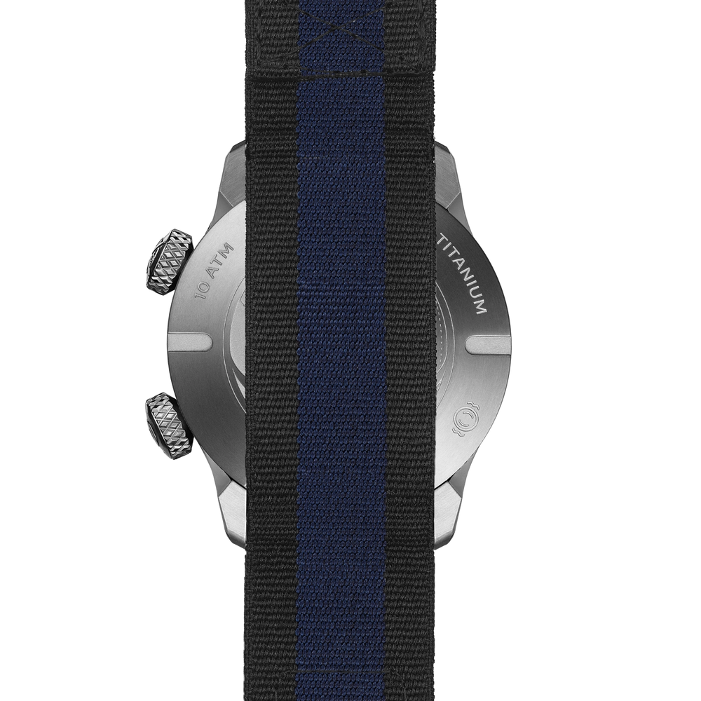 Bremont Watch Company Watches | Mens | Altitude Altitude MB Meteor Time Zones Blue Dial Nato Strap