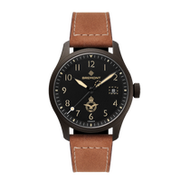 HMAF Altitude 39mm Date Leather Strap