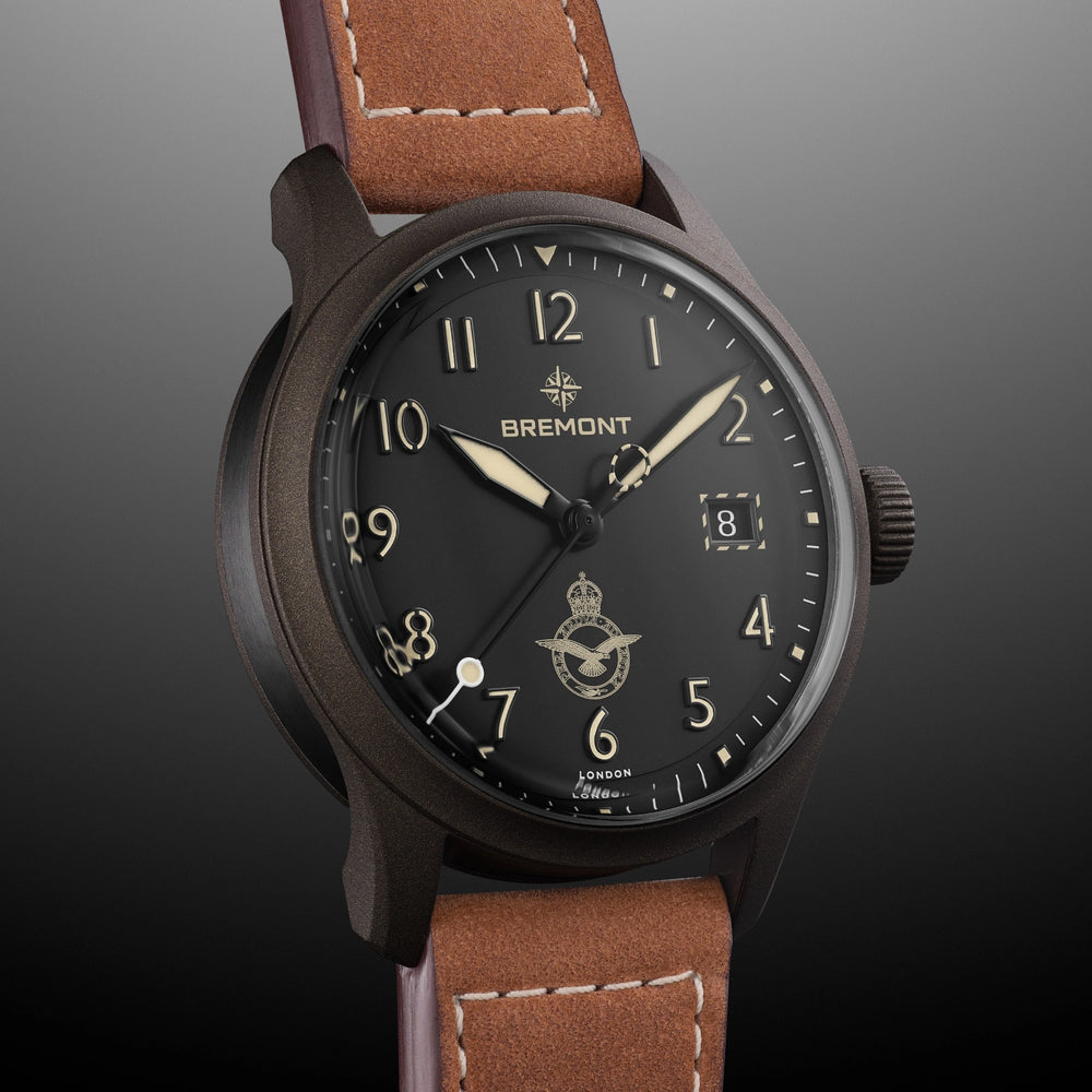 Bremont Watch Company Watches | Mens | HMAF HMAF Altitude 39mm Date Leather Strap