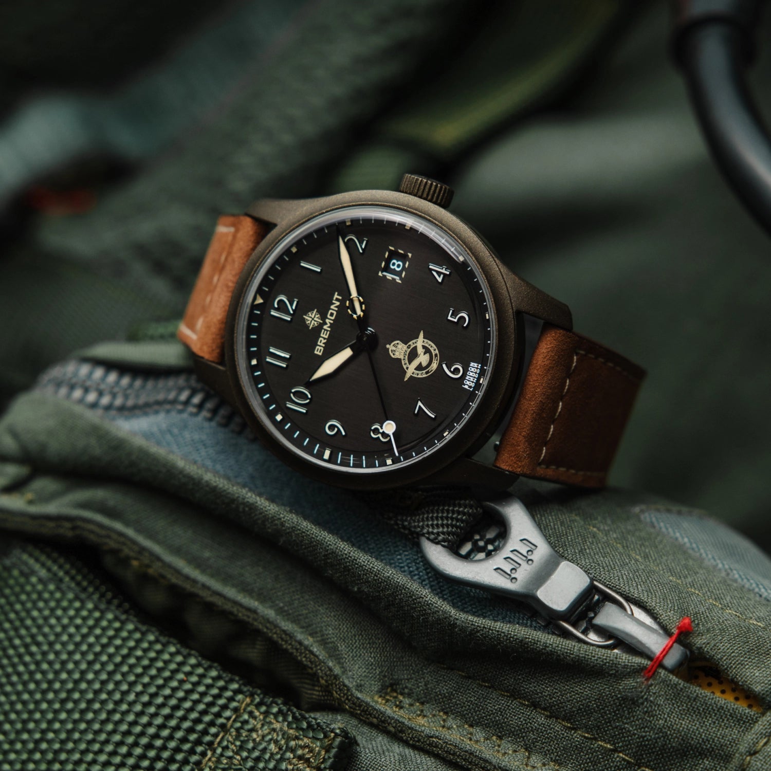 Bremont Watch Company Watches | Mens | HMAF HMAF Altitude 39mm Date Leather Strap