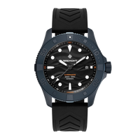 Supermarine Full Ceramic Deep Blue Rubber Strap