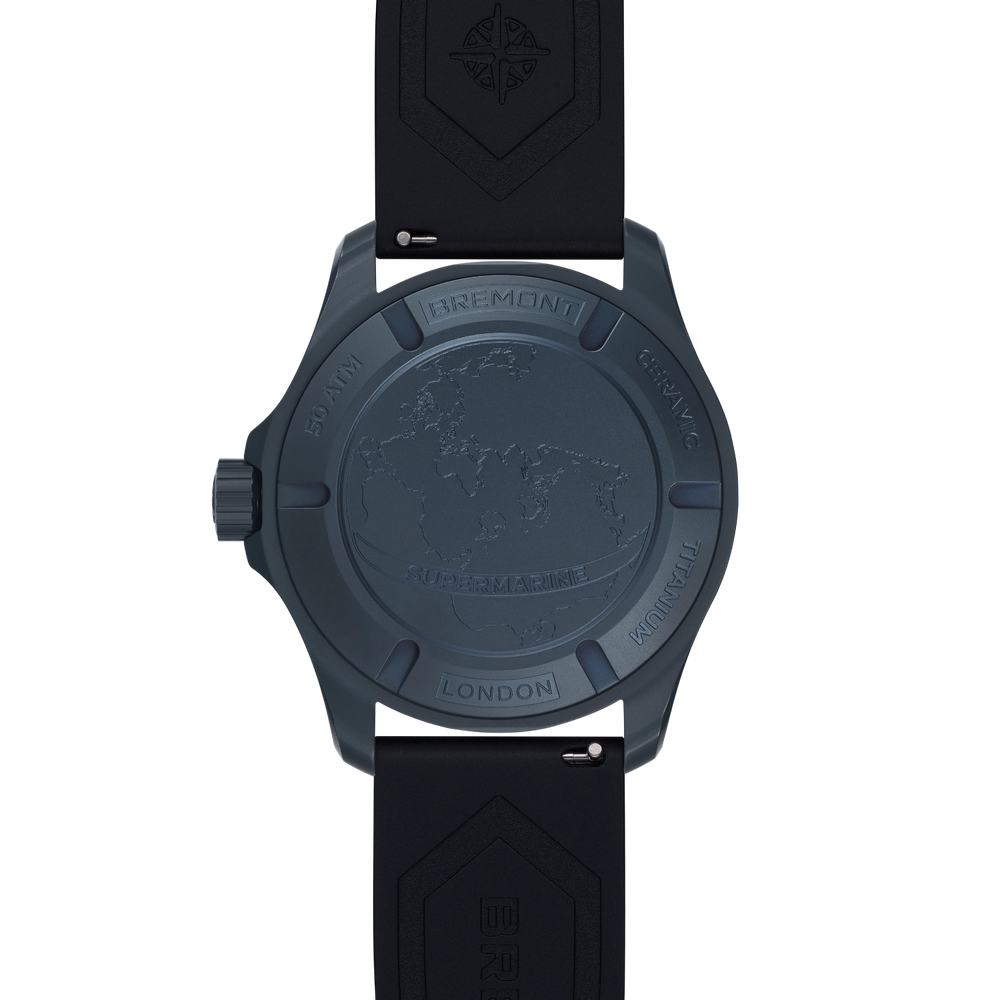 Supermarine full ceramic deep blue back image