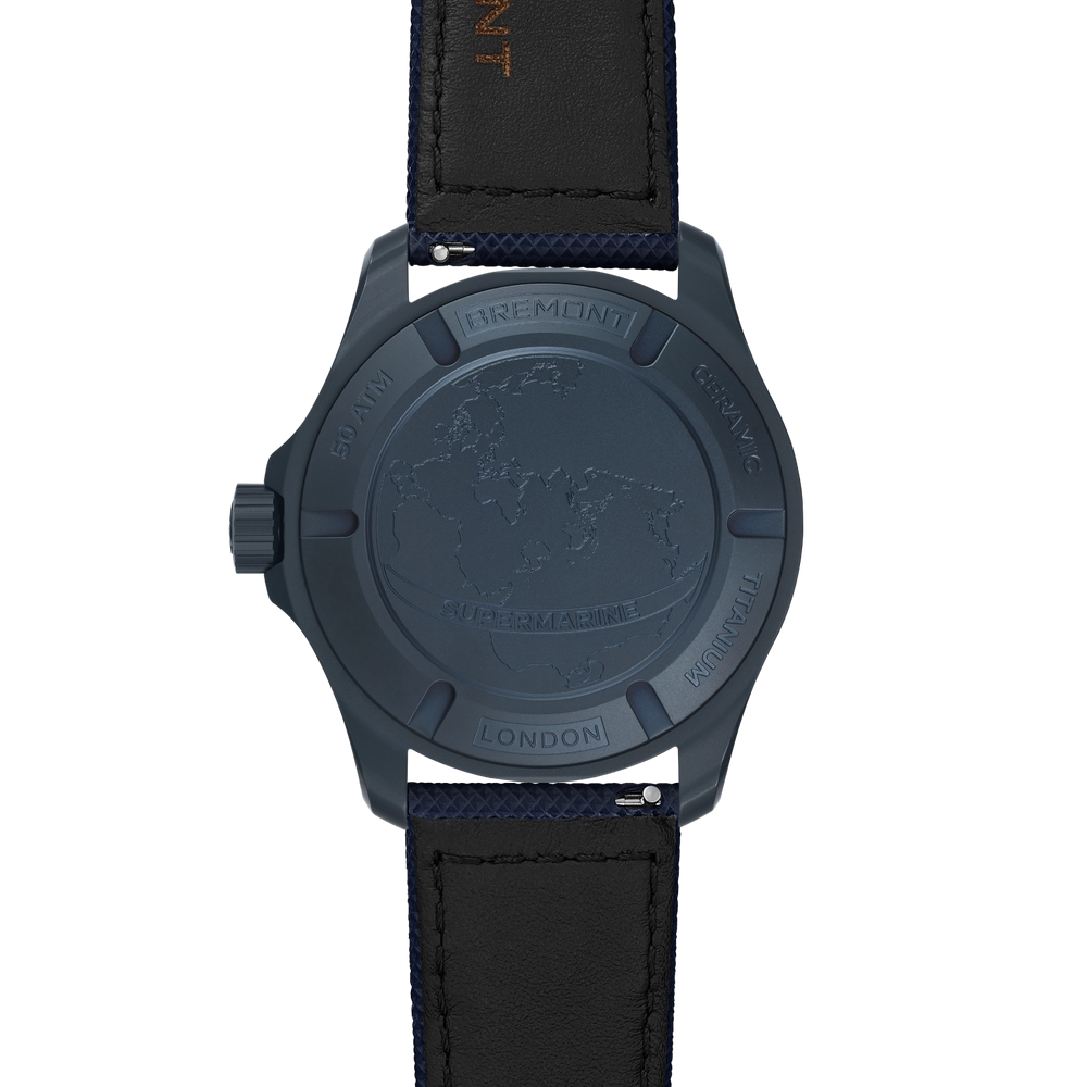 Supermarine full ceramic deep blue back image