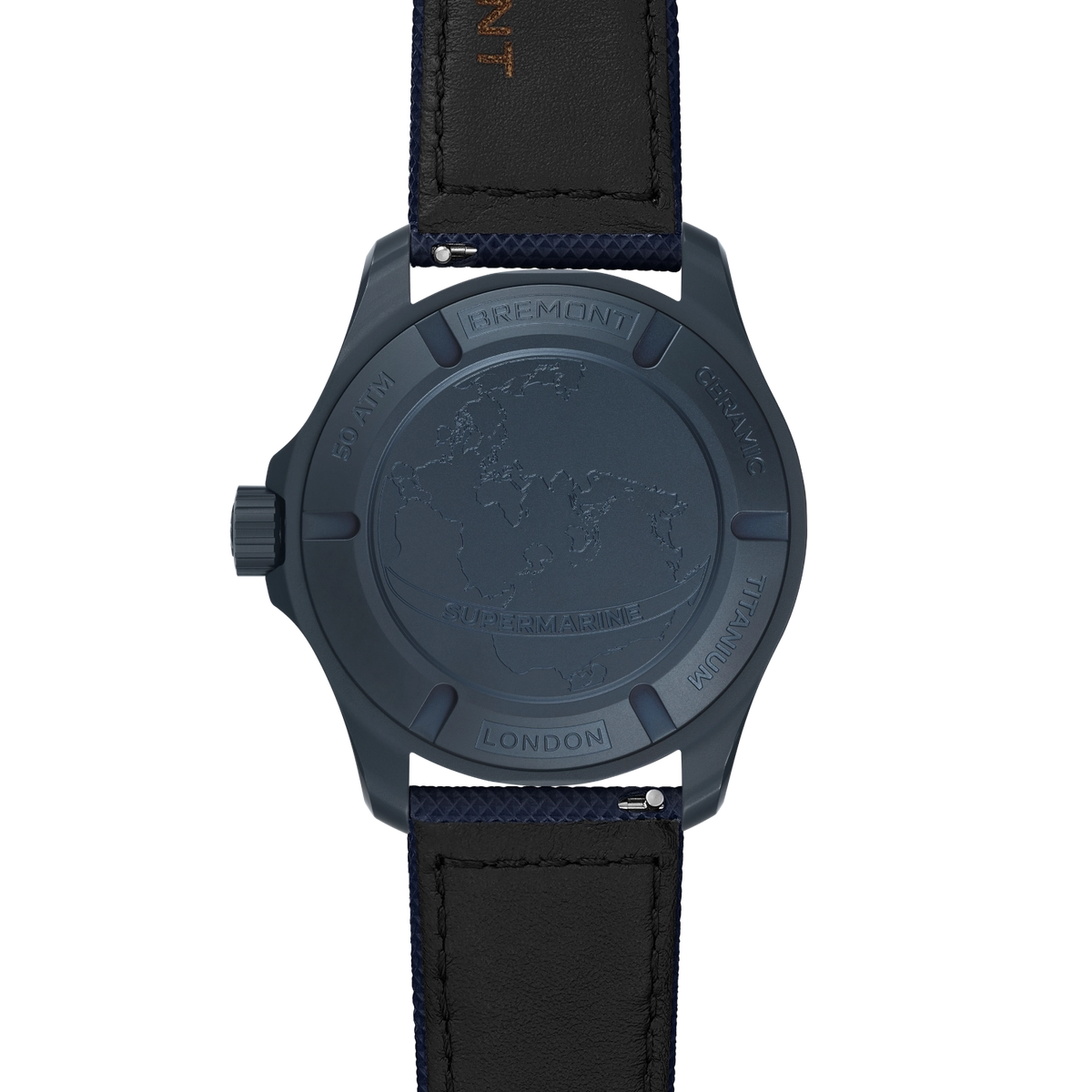 Supermarine full ceramic deep blue back image