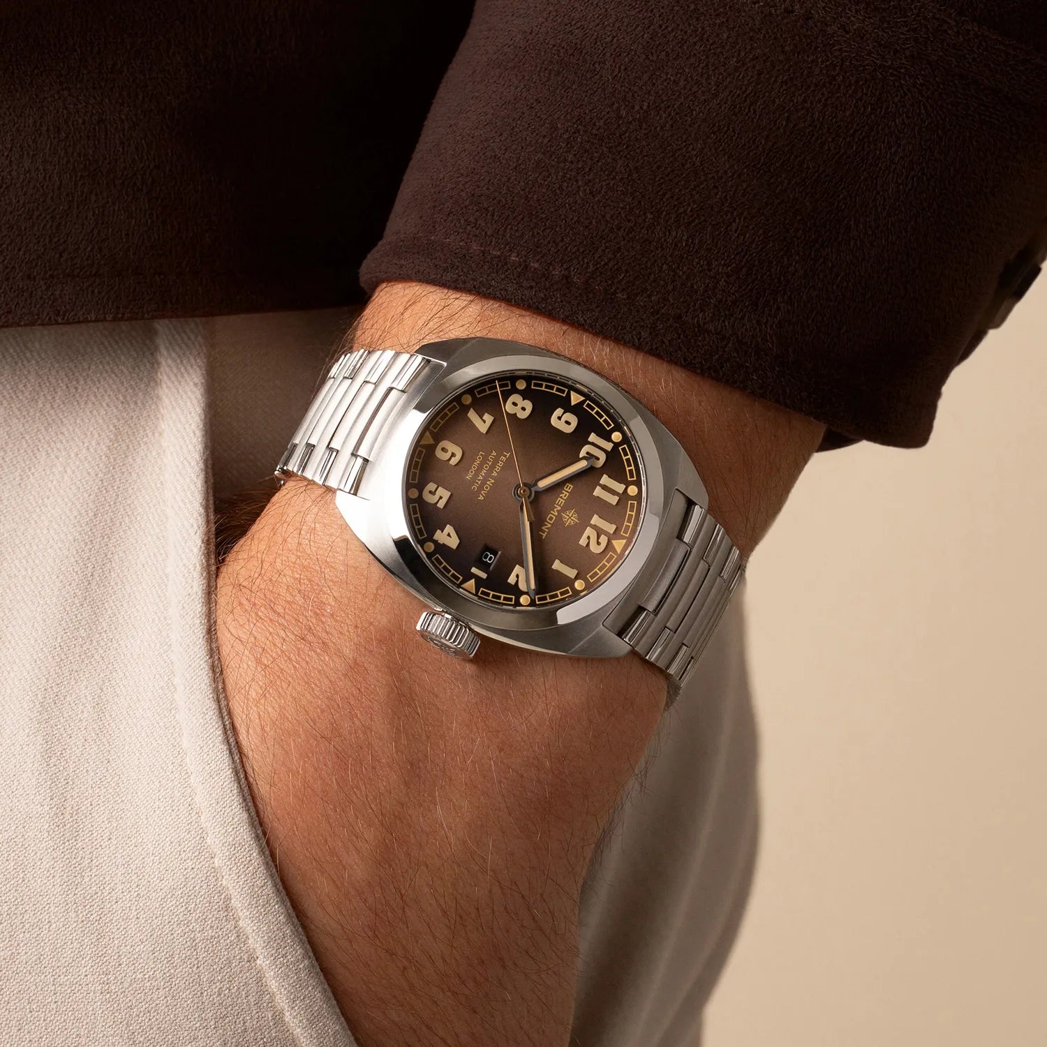 Bremont Watch Company Watches | Mens | Terra Nova Terra Nova 40.5 Date 'Caramel'