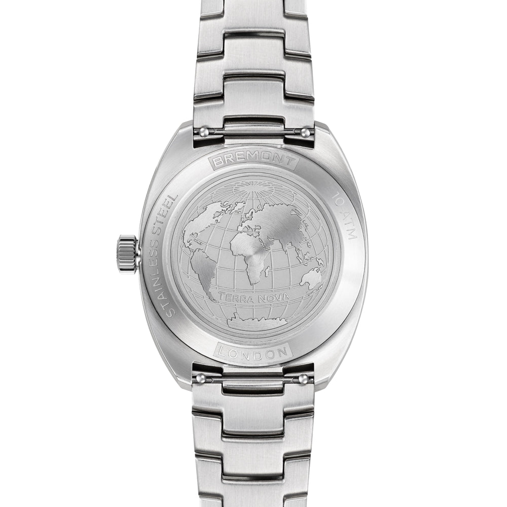 Terra Nova 35mm Jumping Hour Burgundy Bracelet