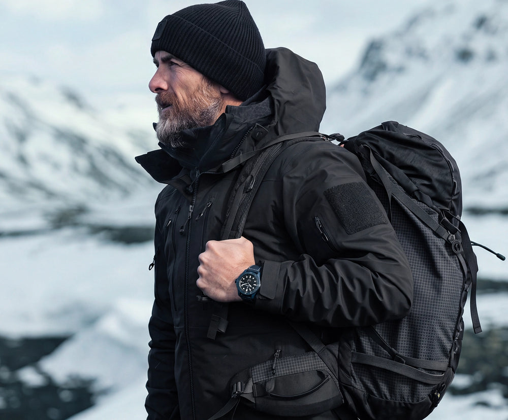 Aldo Kane testing the Supermarine Full Ceramic Deep Blue