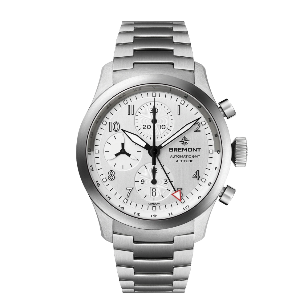 Bremont Watch Company Watches | Mens | Altitude Altitude Chronograph GMT [Silver, Bracelet]