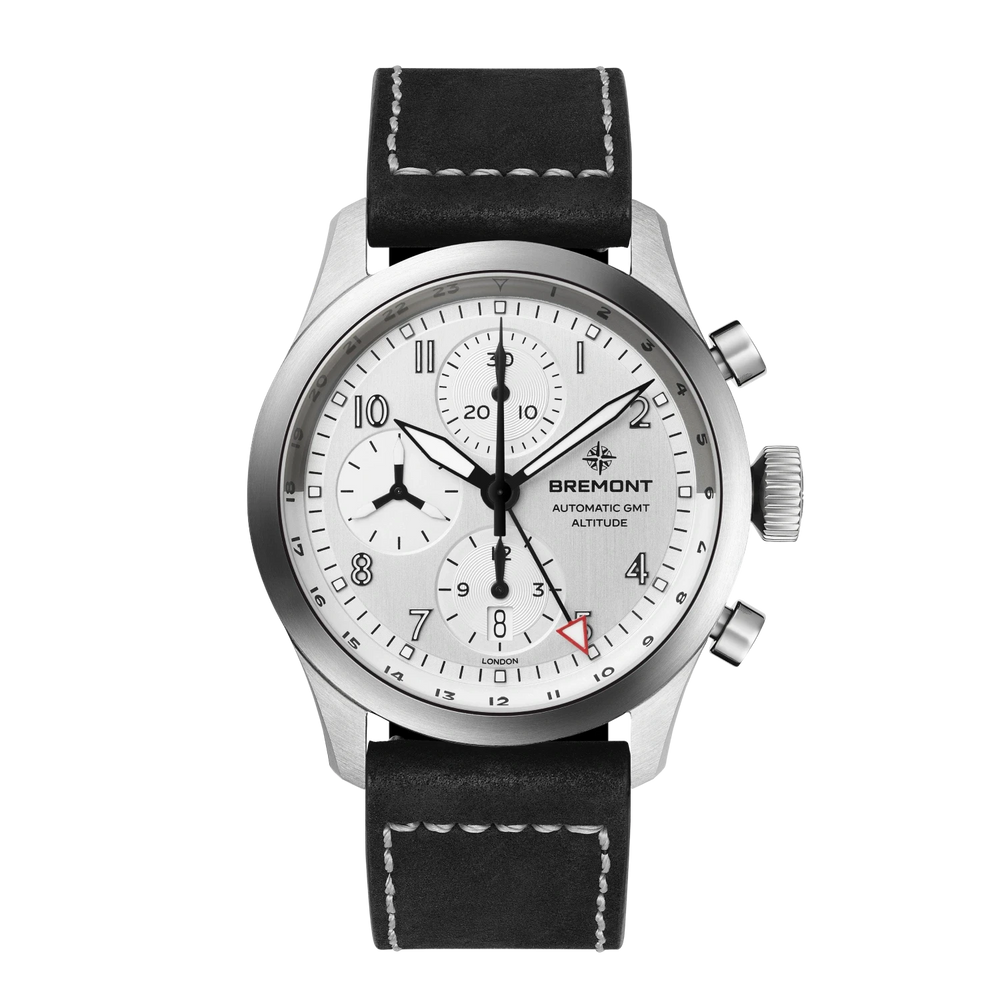 Bremont Watch Company Watches | Mens | Altitude Altitude Chronograph GMT [Silver, Leather]
