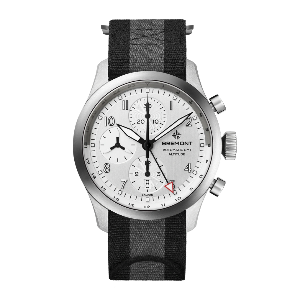 Bremont Watch Company Watches | Mens | Altitude Altitude Chronograph GMT [Silver, NATO]