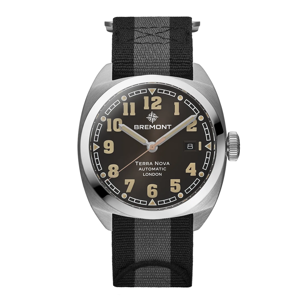 Bremont Watch Company Watches | Mens | Terra Nova Terra Nova 40.5 Date [Black Dial, NATO]