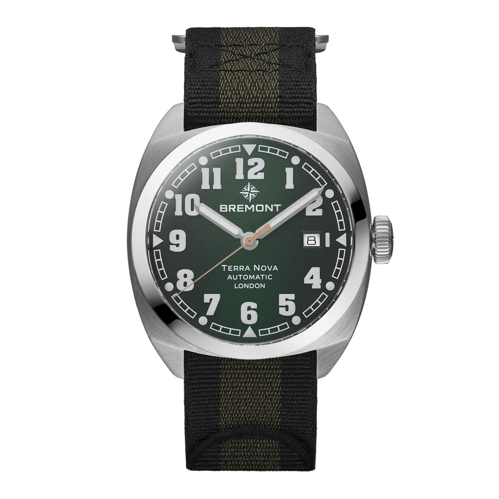 Bremont Watch Company Watches | Mens | Terra Nova Terra Nova 40.5 Date [Green Dial, NATO]