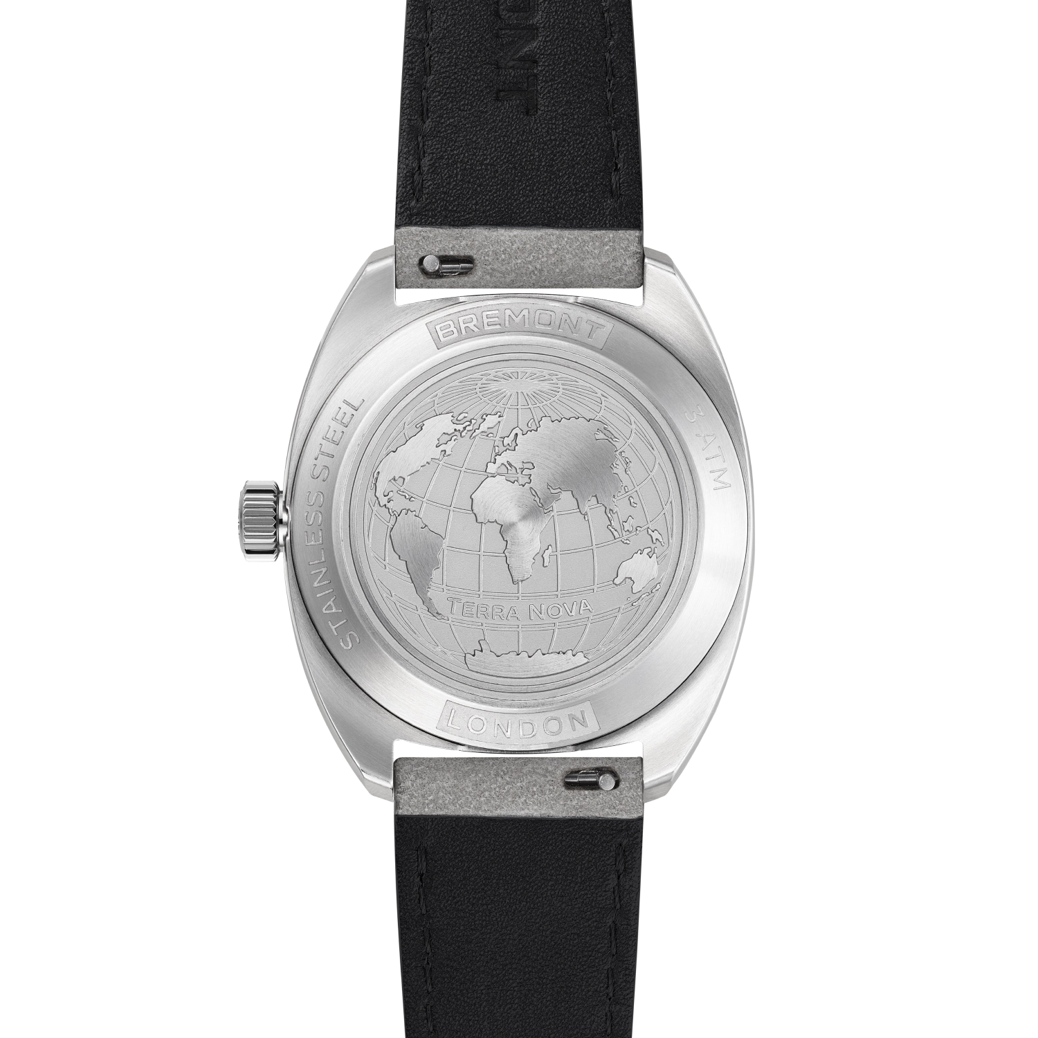 Terra Nova 35mm Jumping Hour Frosted Leather Strap