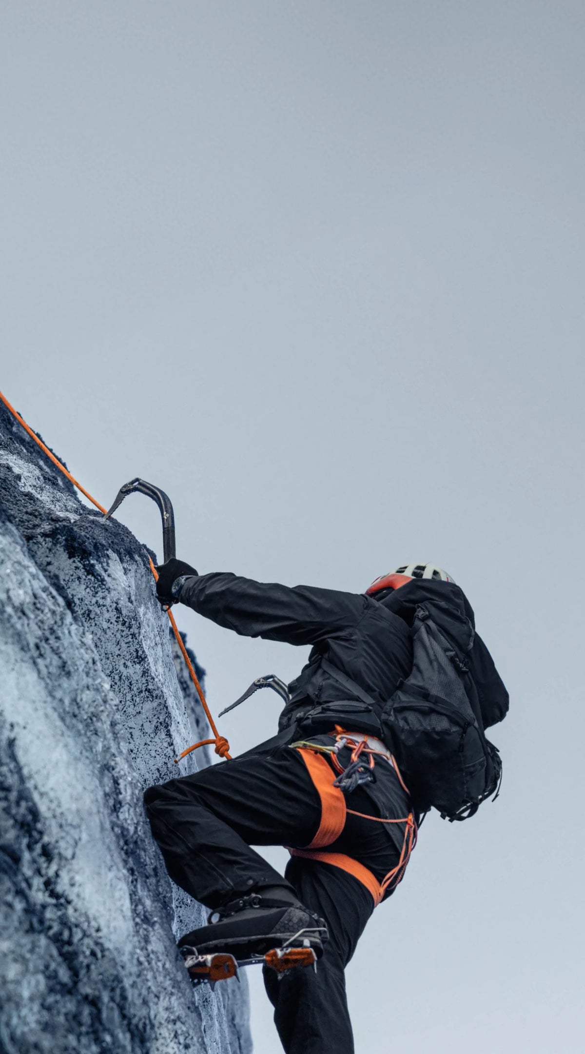Aldo Kane Ice Climbing