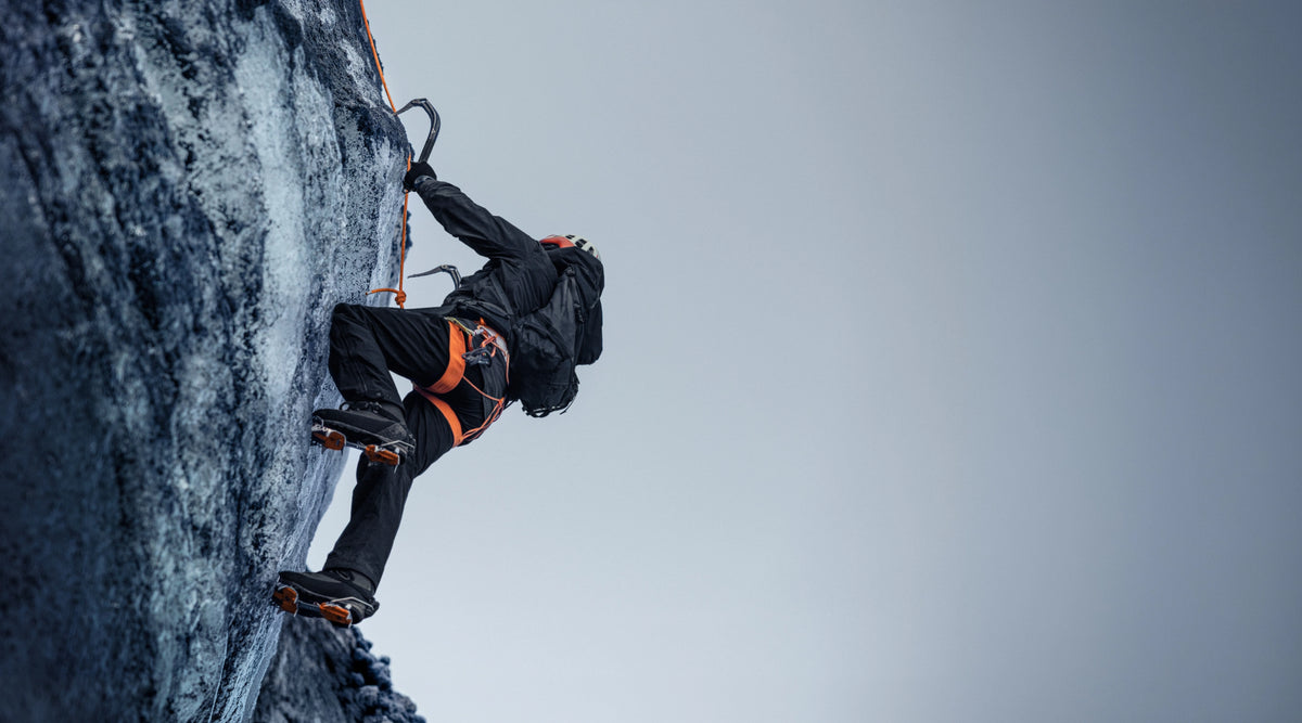 Aldo Kane Ice Climbing
