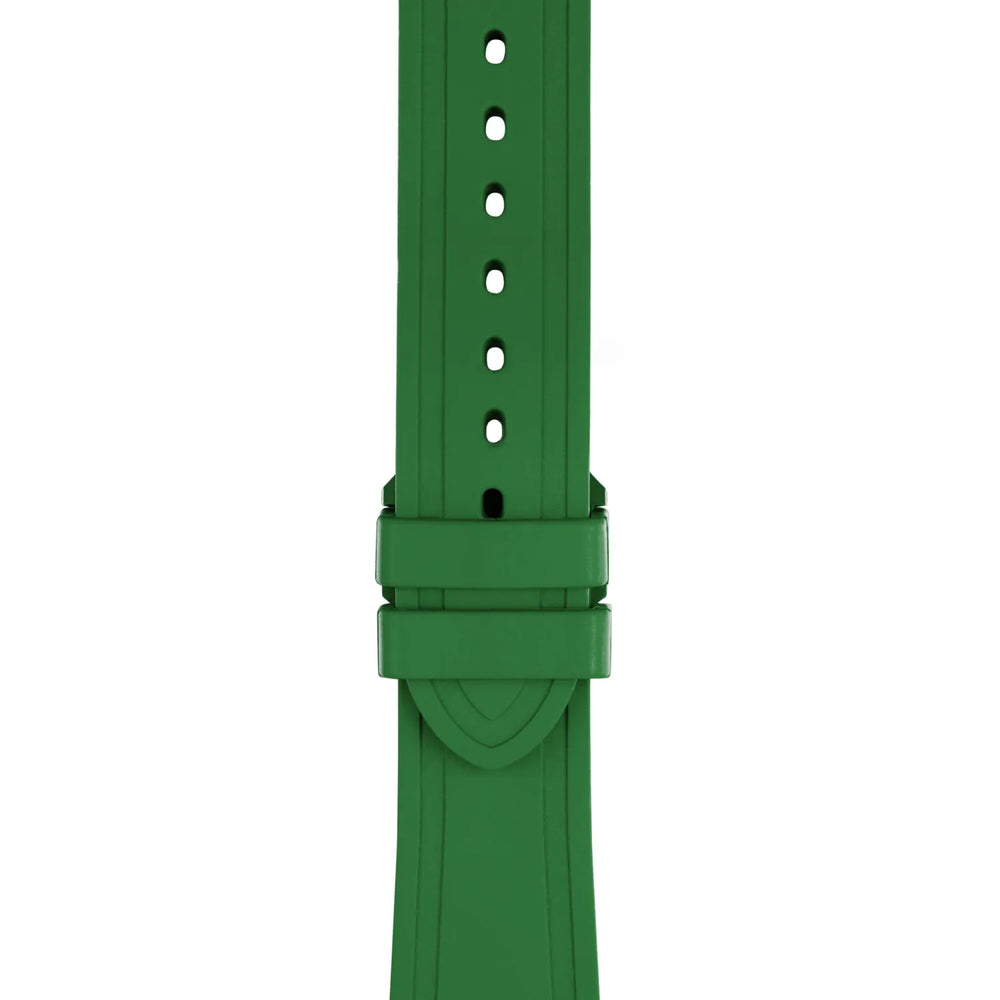 Bremont Watch Company Wayfinder | Accessories | Straps | Rubber 20mm - Supermarine 300M (Including GMT) Supermarine Green Rubber Strap, with Steel Buckle