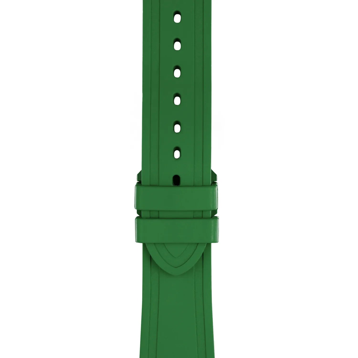 Bremont Watch Company Wayfinder | Accessories | Straps | Rubber 20mm - Supermarine 300M (Including GMT) Supermarine Green Rubber Strap, with Steel Buckle