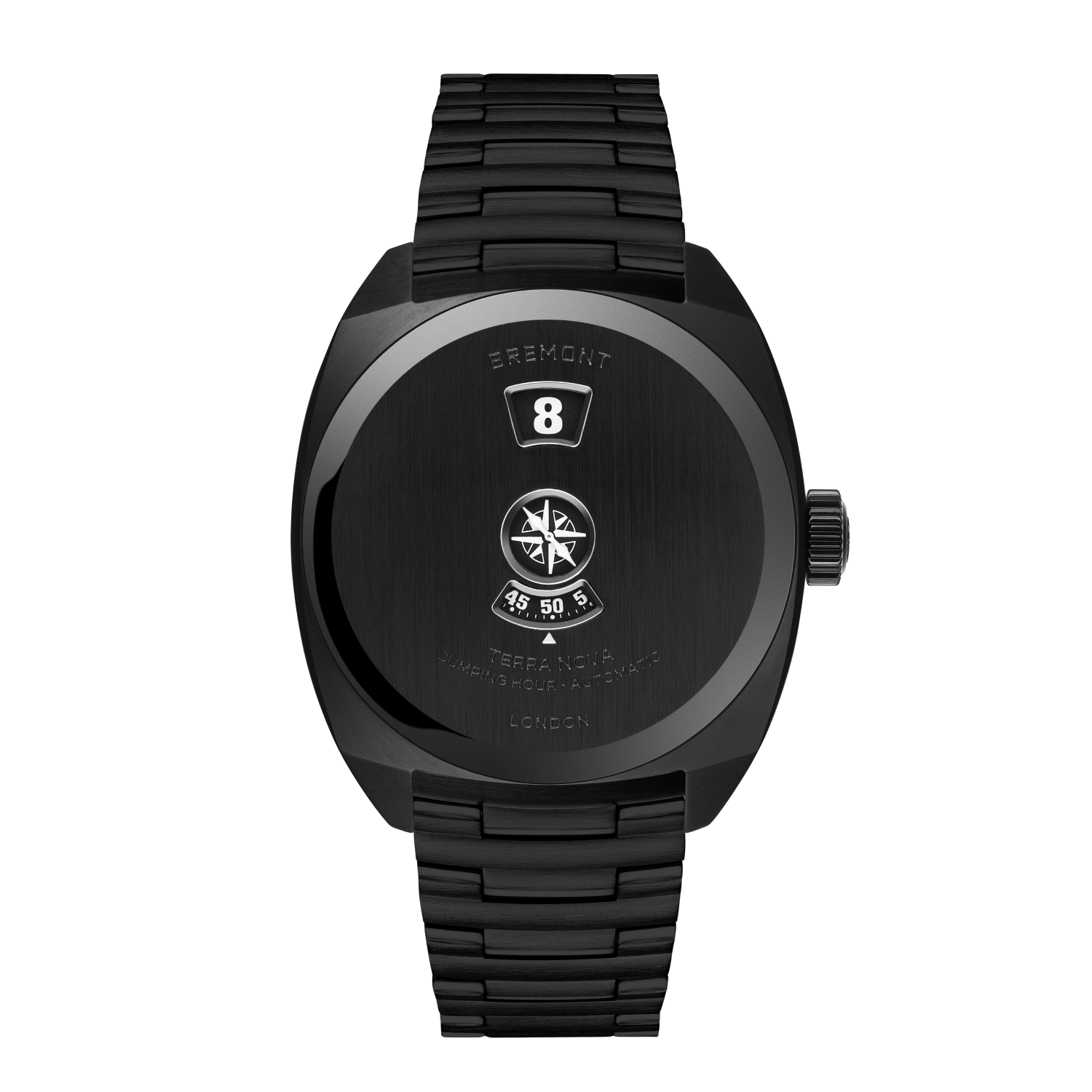 Bremont Watch Company Watches | Mens | Terra Nova Terra Nova 38 Jumping Hour, Stealth Black