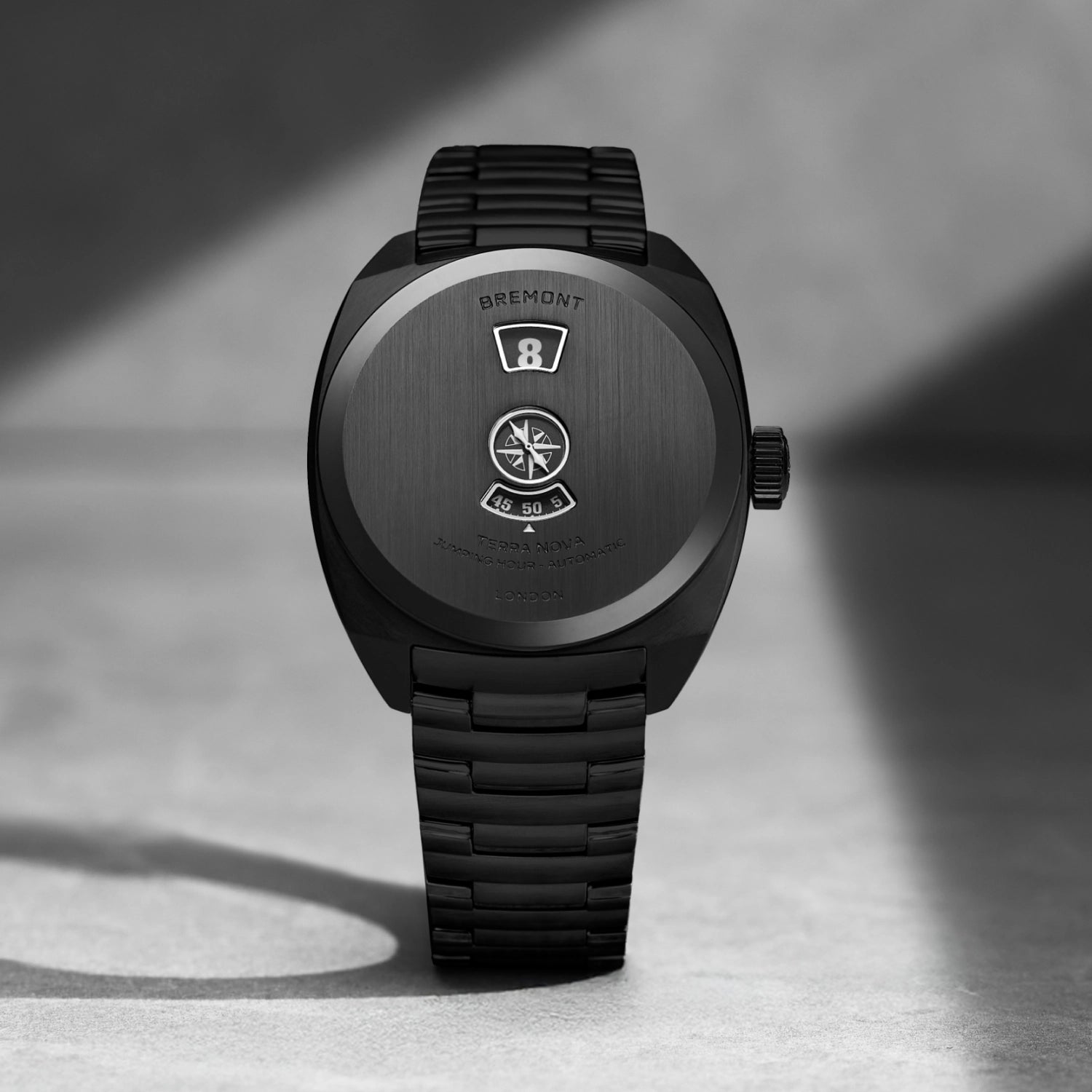 Bremont Watch Company Watches | Mens | Terra Nova Terra Nova 38 Jumping Hour, Stealth Black