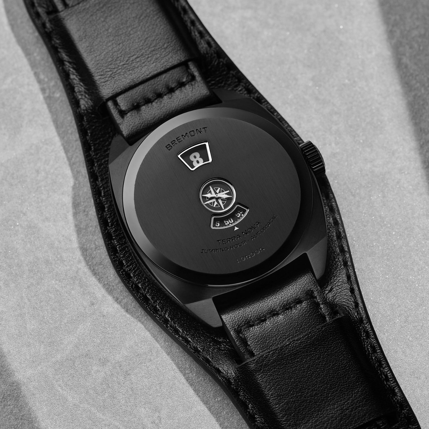 Bremont Watch Company Watches | Mens | Terra Nova Terra Nova 38 Jumping Hour, Stealth Black