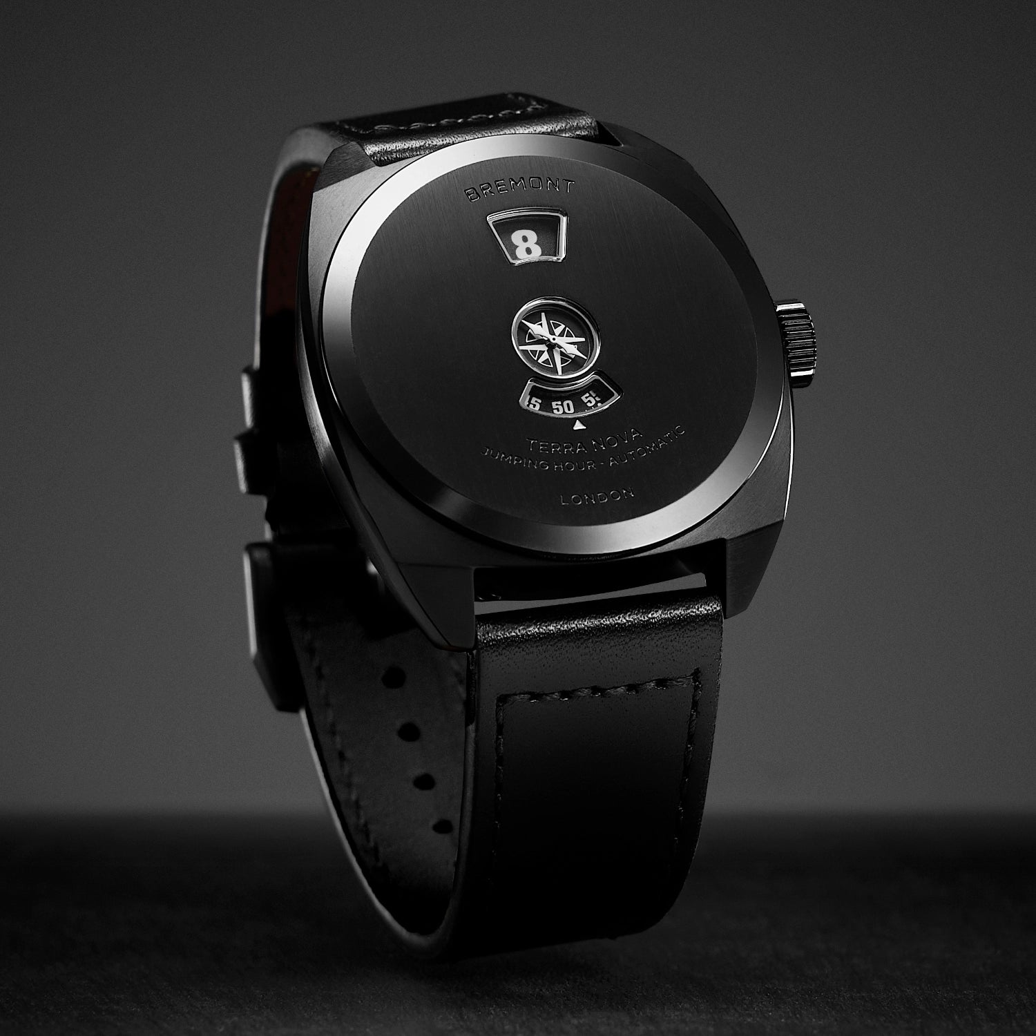 Bremont Watch Company Watches | Mens | Terra Nova Terra Nova 38 Jumping Hour, Stealth Black