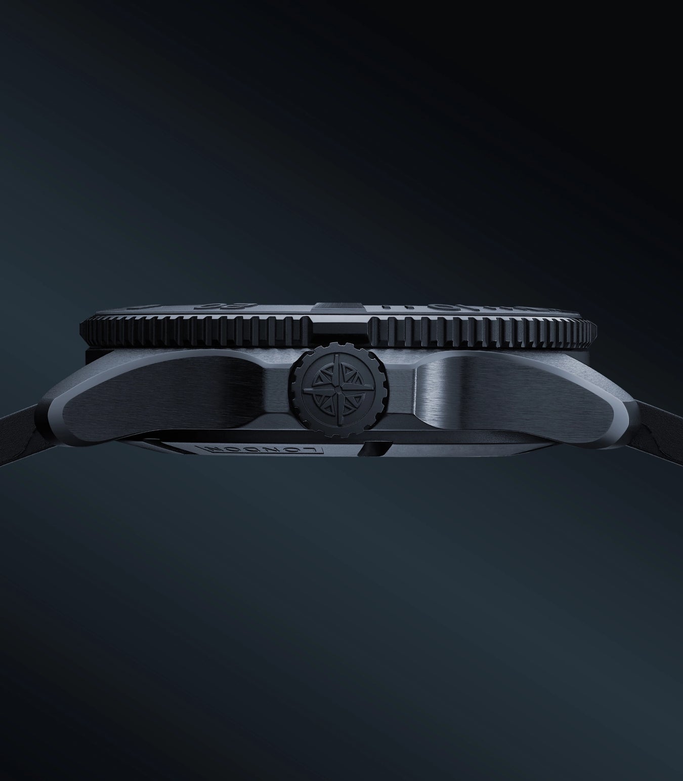 Supermarine Full Ceramic Deep Blue Side Profile