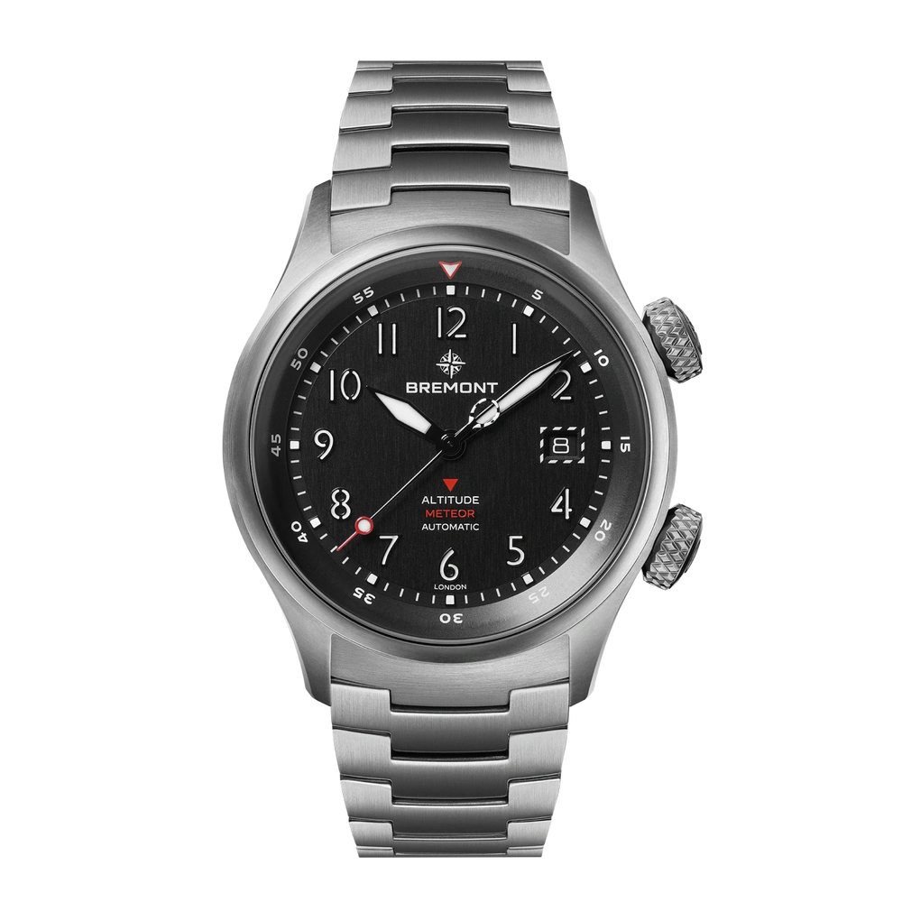Bremont Watch Company Watches | Mens | Altitude Altitude MB Meteor [Black, Bracelet]