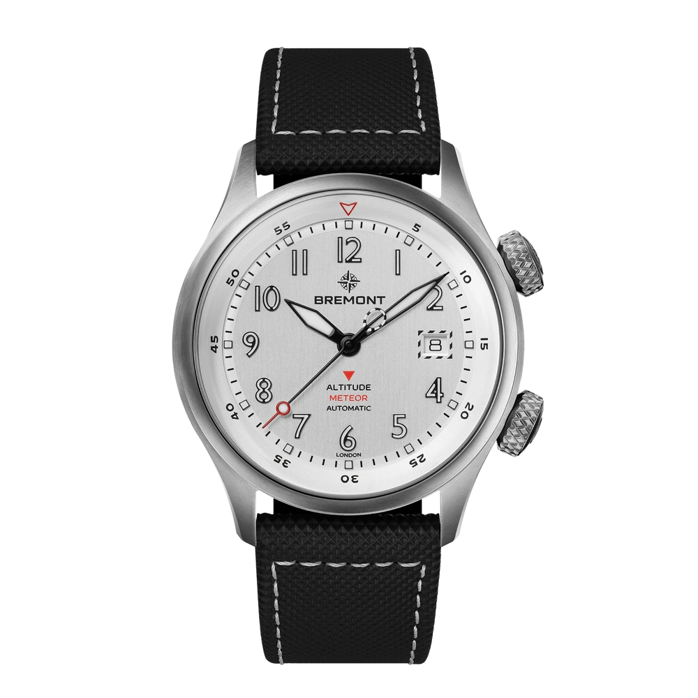 Bremont Watch Company Watches | Mens | Altitude Altitude MB Meteor [Silver, Leather]