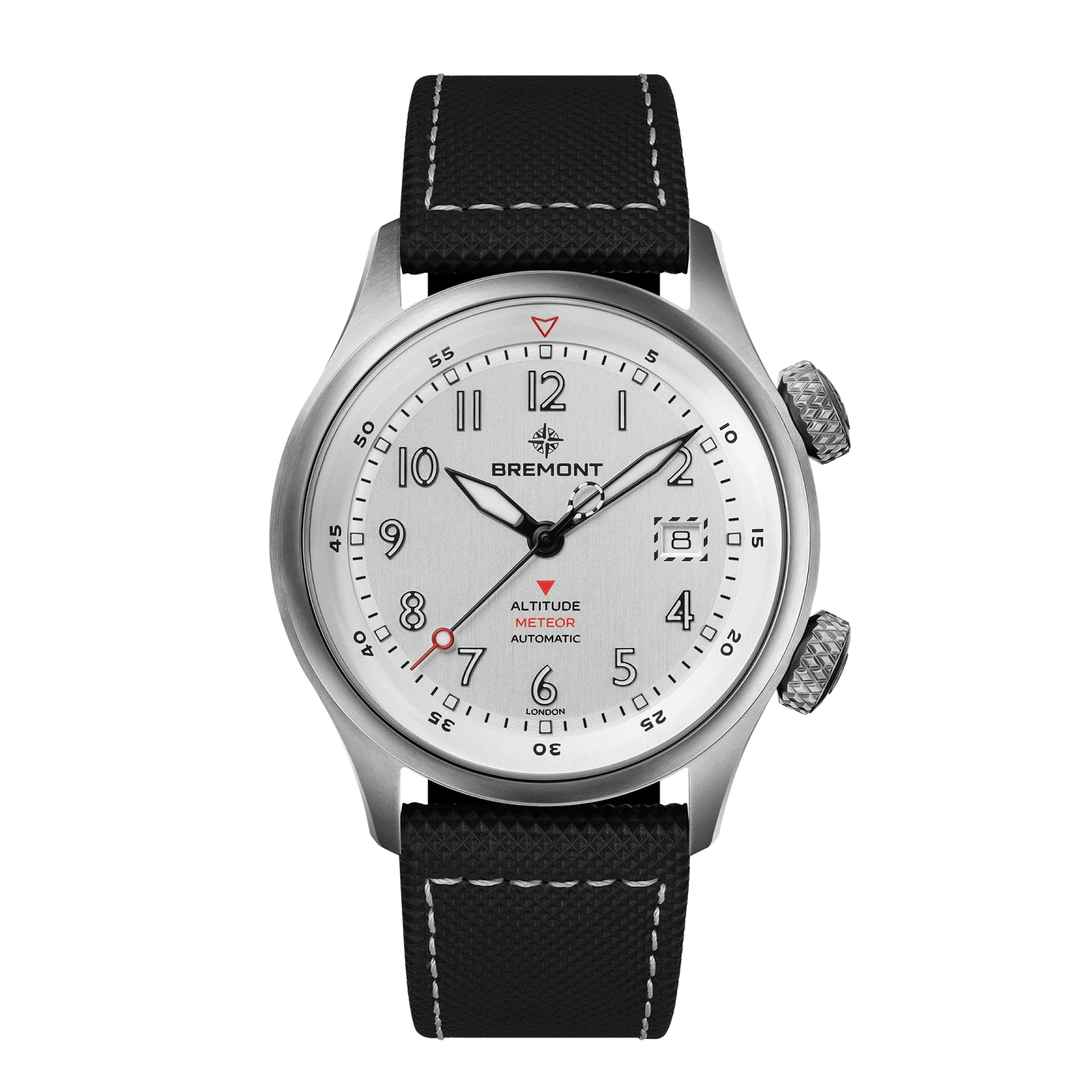 Bremont Watch Company Watches | Mens | Altitude Altitude MB Meteor [Silver, Leather]